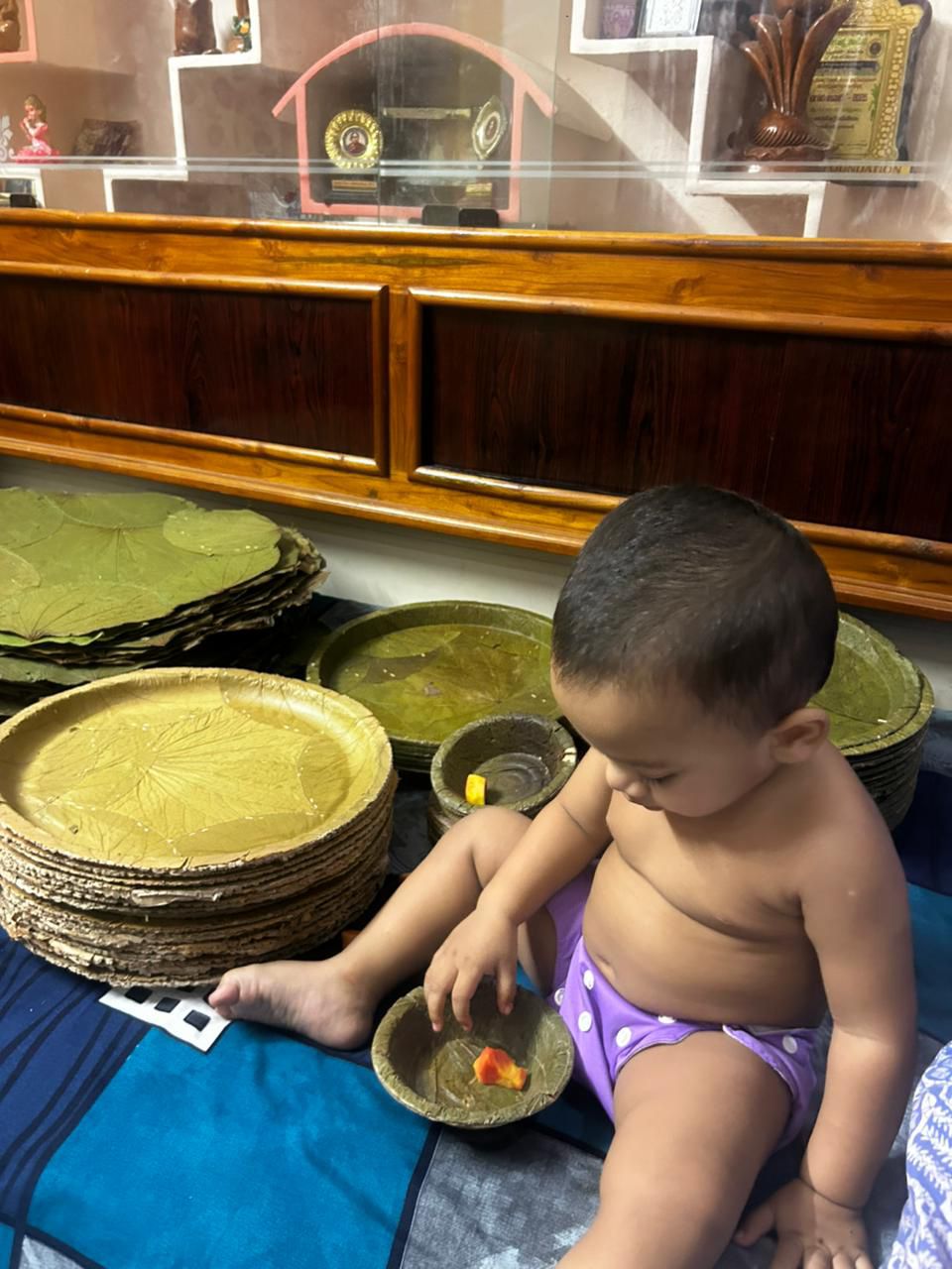 Sustainable leaf plates and bowls